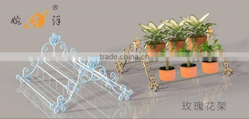 Hot selling decortive floorstanding indoor metal flower stand
