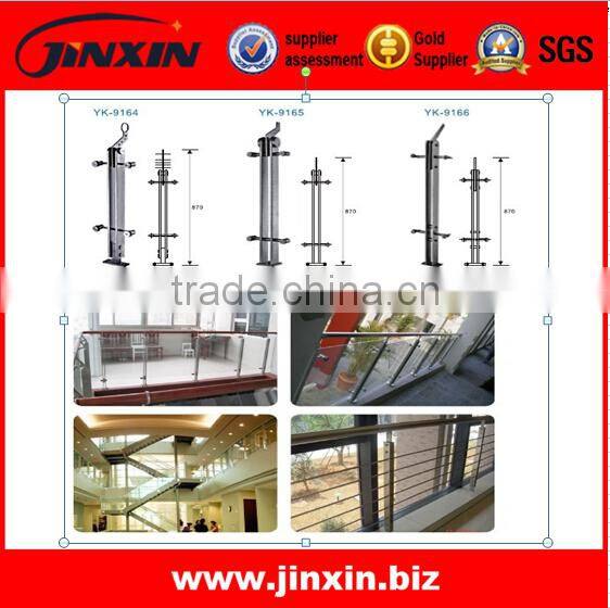Stainless Steel Heavy Duty Balustrade for OutDoor Stair Handrail Construction