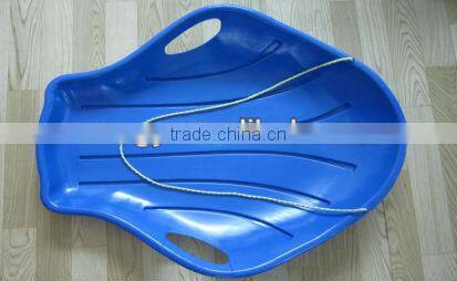High Quality Plastic Winter Sport Snow Sledge With Rope