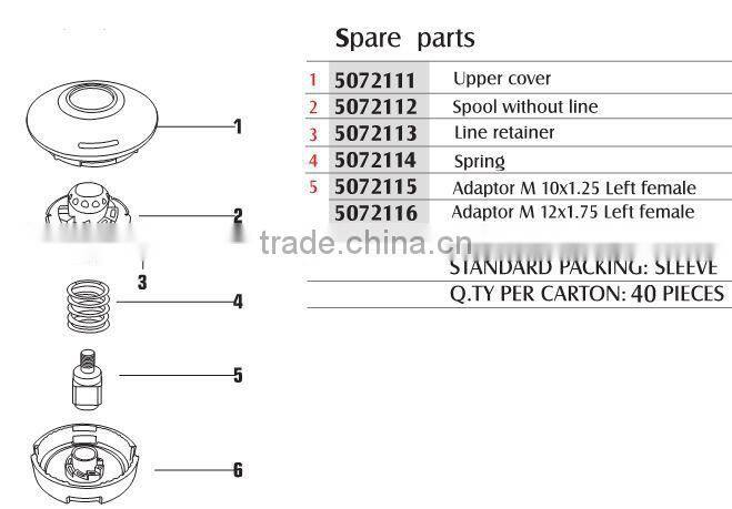 tap go brush cutting head DL-1226