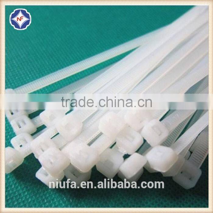 Colorful adjustable cable ties self-locking zip clips