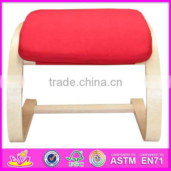 Top Quality Classic Upholstered Dining Chair for kids,Elegant wooden toy upholstered dining chairs,wooden relax chair W08F026