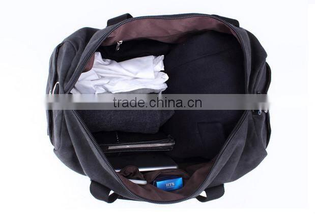 Custom colors canvas duffel travel bag