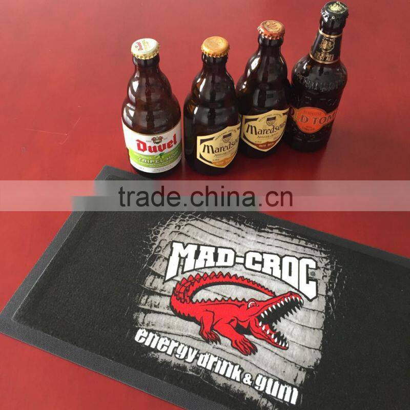 branded non-woven rubber bar mat with low price