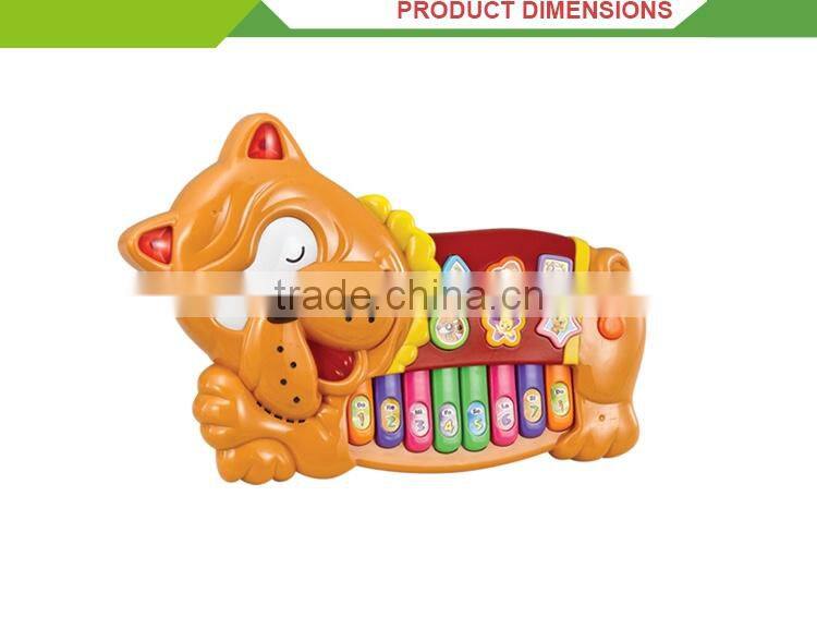 Hot sale educational musical instrument cartoon electric piano toy