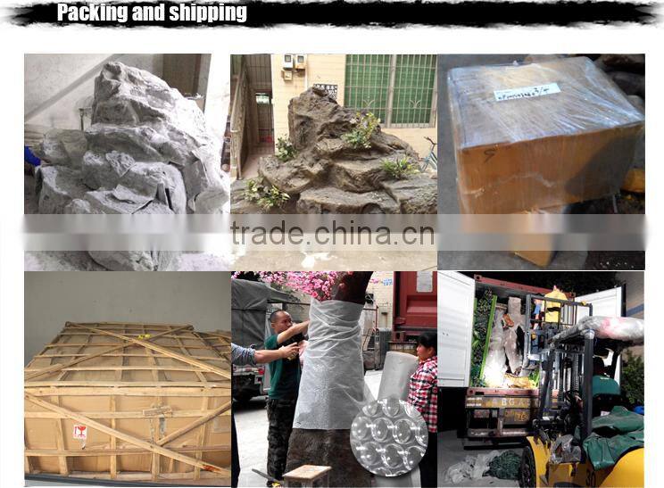 Artistic simulation artificial rockery waterfall Landscape Art decorative artificial rockery waterfall