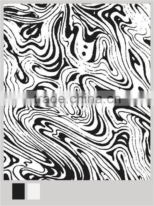 super soft spiral design screen stamped jacquard fleece blanket mink royal blanket