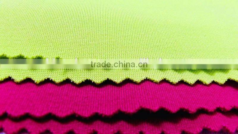 Knitted lycra spandex fabric for women wear