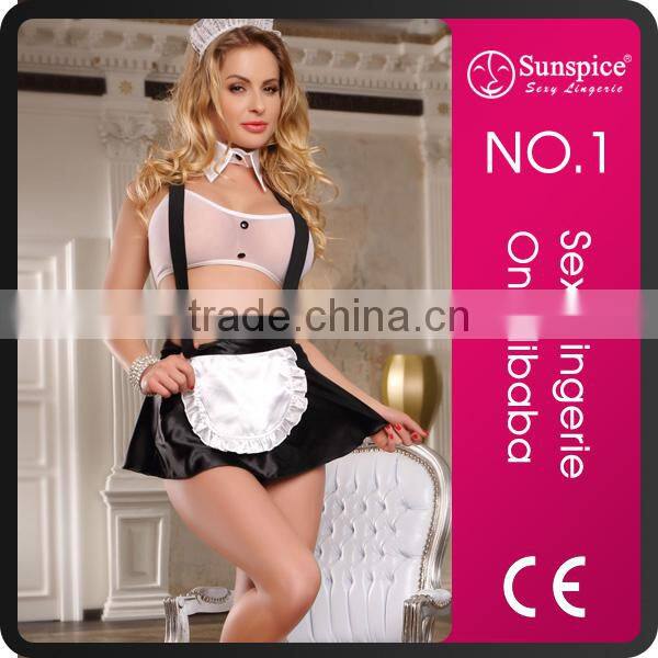 sexy cosplay french maid costume