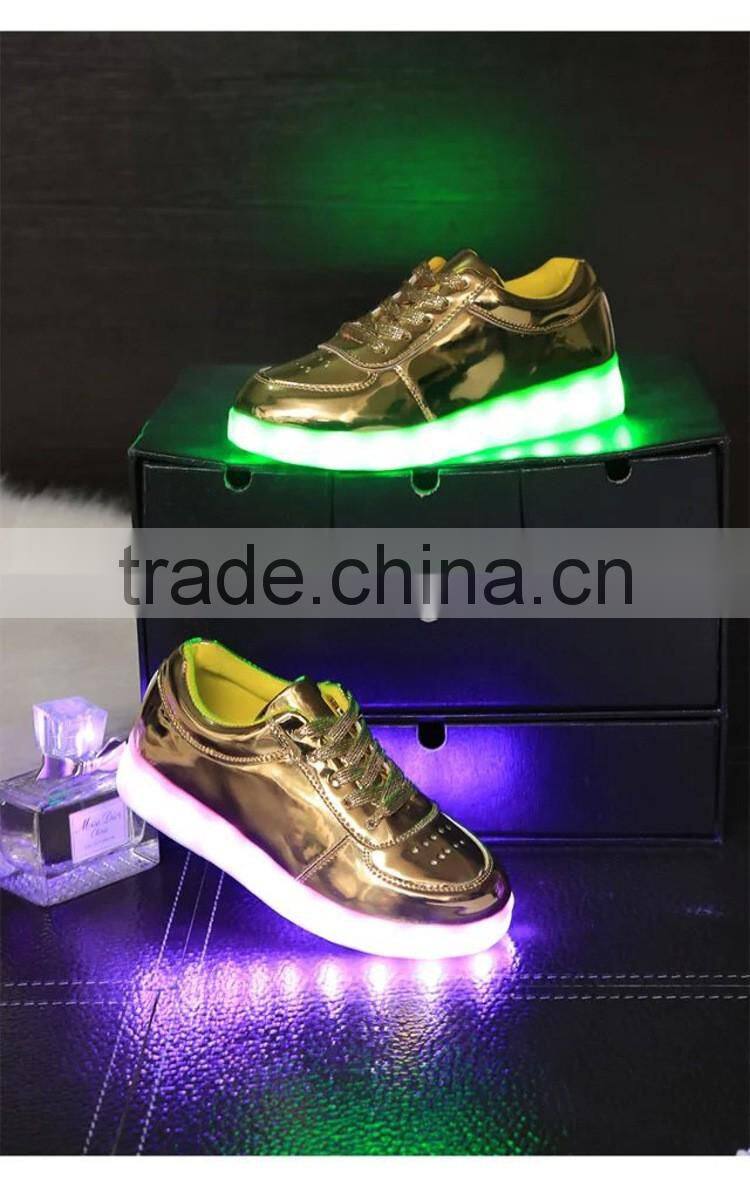HFR-TS-46-11 2016 hot sale rechargeable italian leather baby shoes