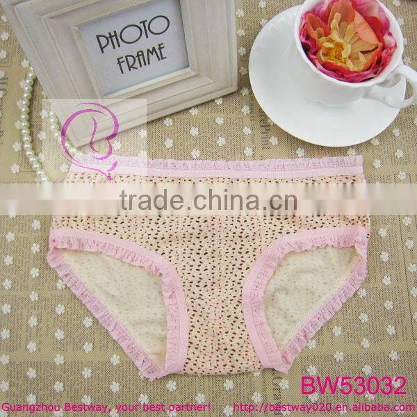 Sex iamges soft briefs panty with lace in stock