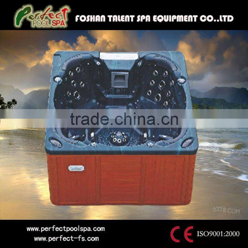 pop-up TV outdoor spa hottub bath tub