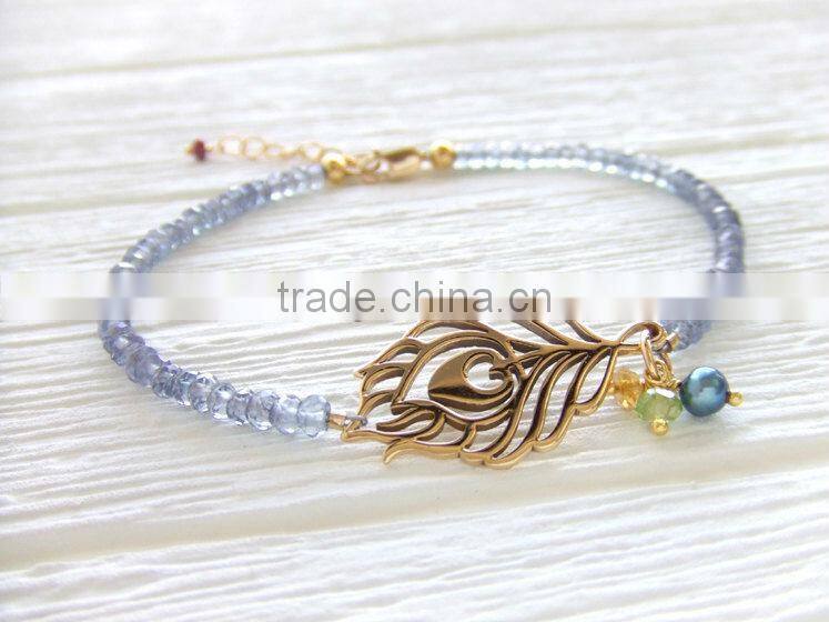 leather knotted bracelet with pearl and birthstone, friendship bracelet, wrap bracelet, bead charm leather bracelet