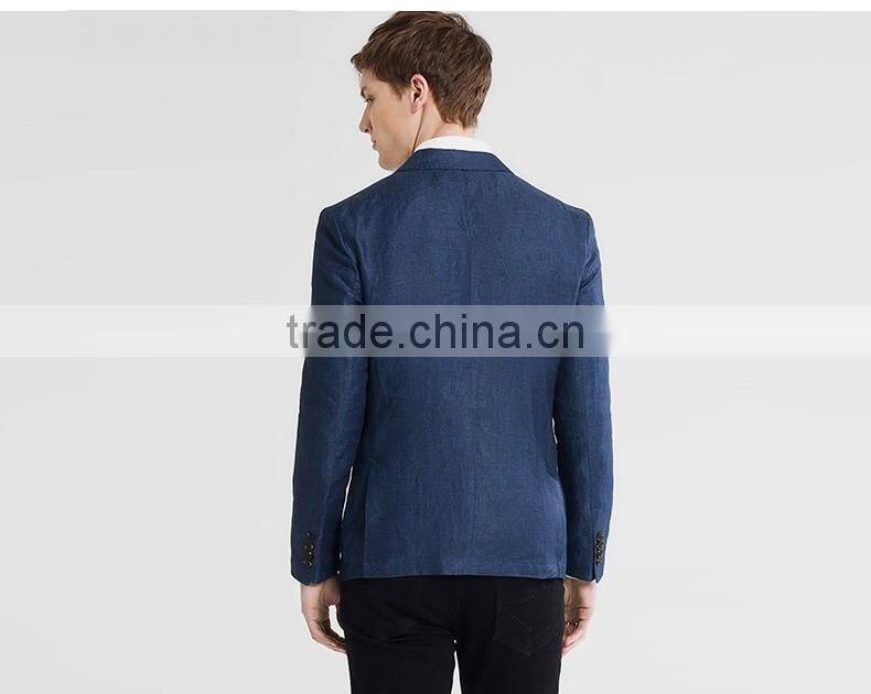 China Supplier Mens Linen Fashion Suits Jacket Blazer Man Suit