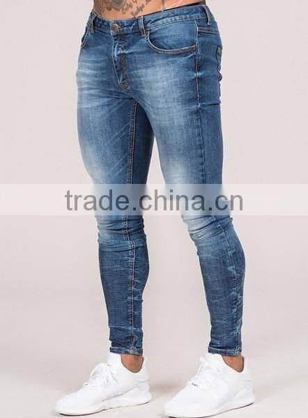 high quality denim jeans mens skinny jeans acid wash denim jeans