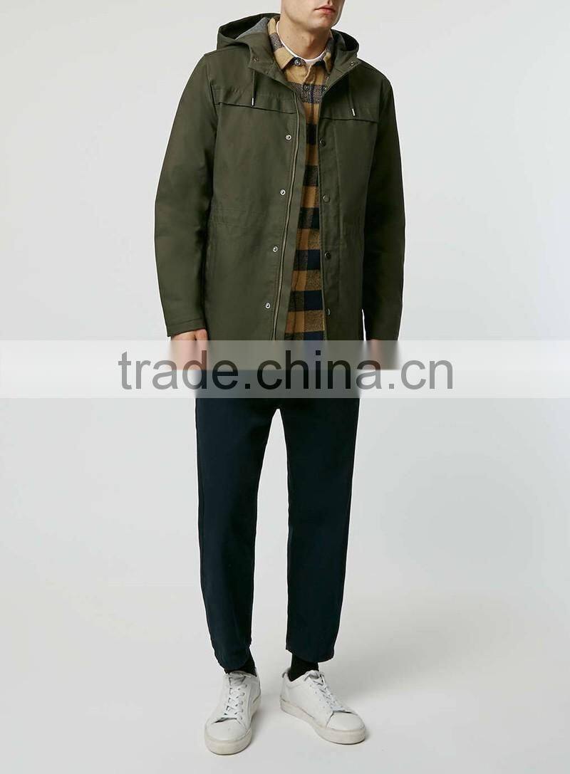 Buffalo Check Long Sleeve Casual Overshirt