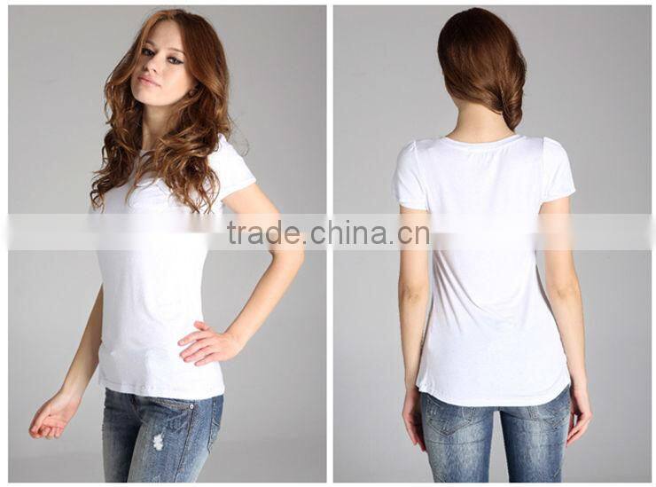 sexy t shirt skin tight women's short sleeve t shirt
