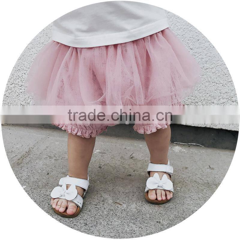 S17405A Cheap Kids Summer Wear Girls Lace Shorts Children Shorts