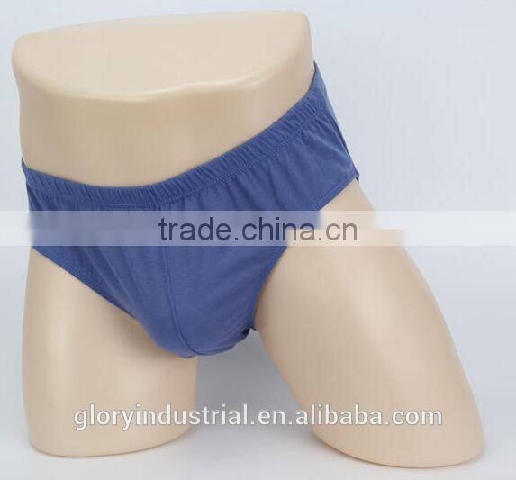 100%cotton breathable men's boxer briefs underwear