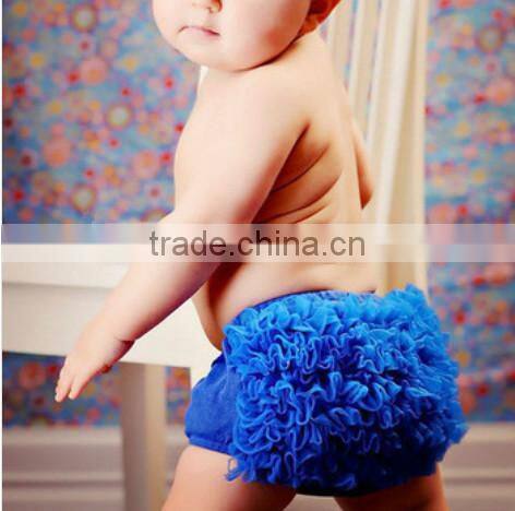 Hot sale! Cute Chiffon ruffled Baby Bloomer ,Diaper Cover with Cute Chiffon,ruffled pants