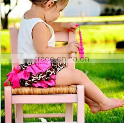 2014 Summer New Design Infant Knit Cotton Baby red Ruffled Diaper Cover/PettiBloomers Kids Girls Outwear Cotton Bloomers