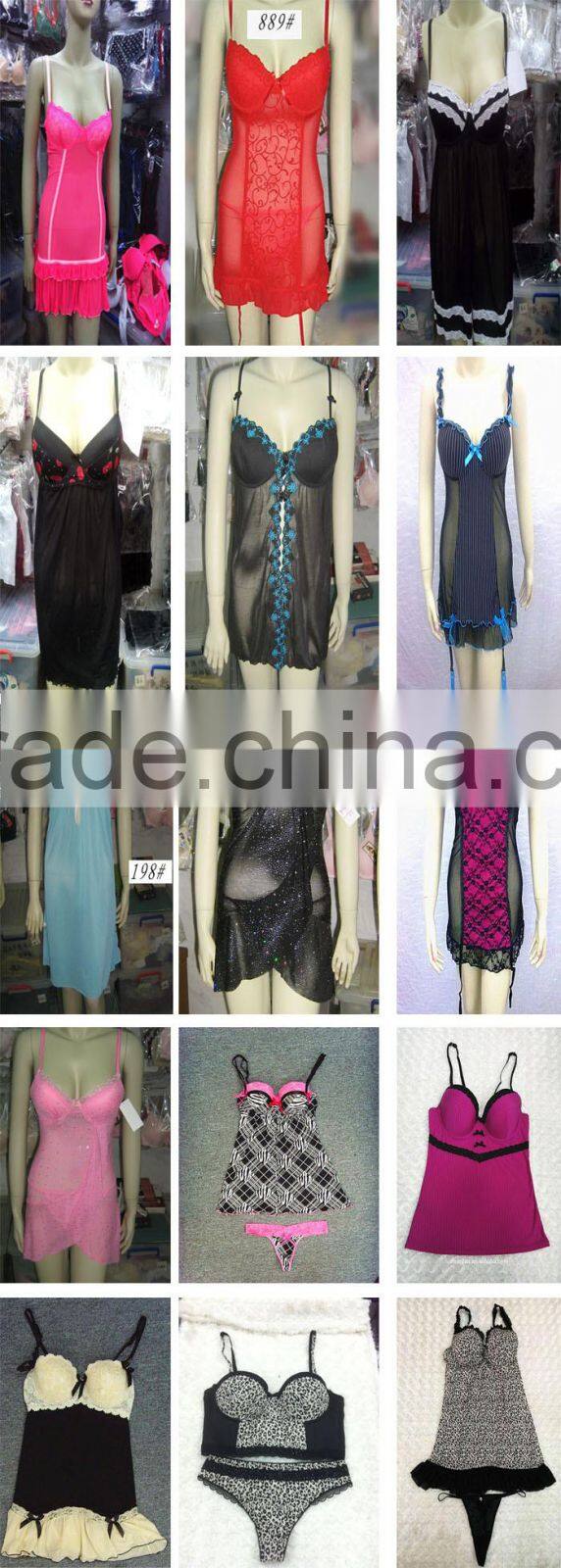 Sexy lingerie Ladies newest design hot sale sexy transparent lingerie with sexy garter