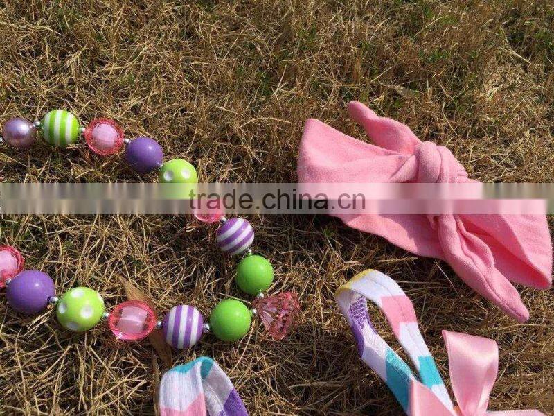 2015 easter romper baby romper with tutu dress sleeveless with matching headband and necklace set