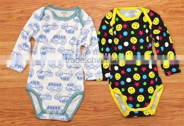 5 Piece 100% Cotton Baby Boys Romper bodysuit coverall