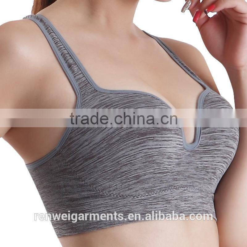 Seamless Underwear Wire Free Sports Bra Vest