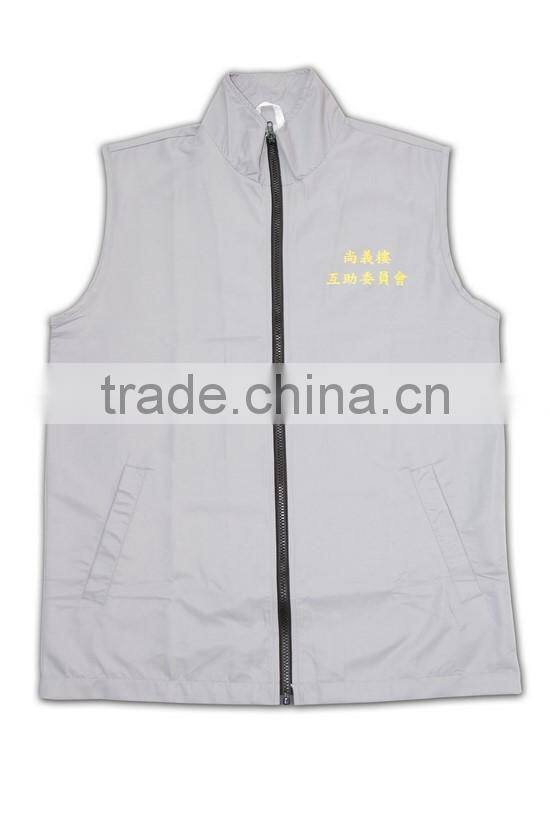 Wholesale factory price manufactures vest uniform cheap custom Vests Jacket Wholesale