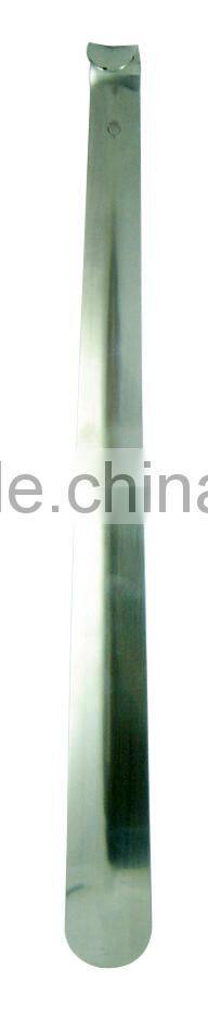 Long handled custom logo engraved metal shoe horn