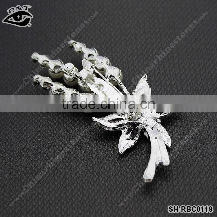Pearl Brooch Rhinestone Brooch pins for wedding