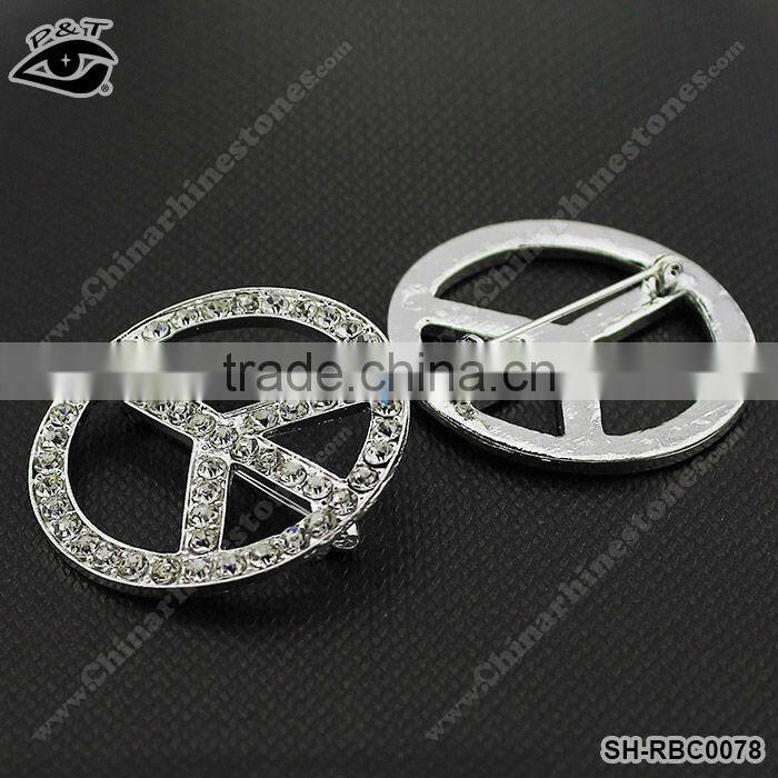 Rhinestone brooches cheap brooch for wedding invitation