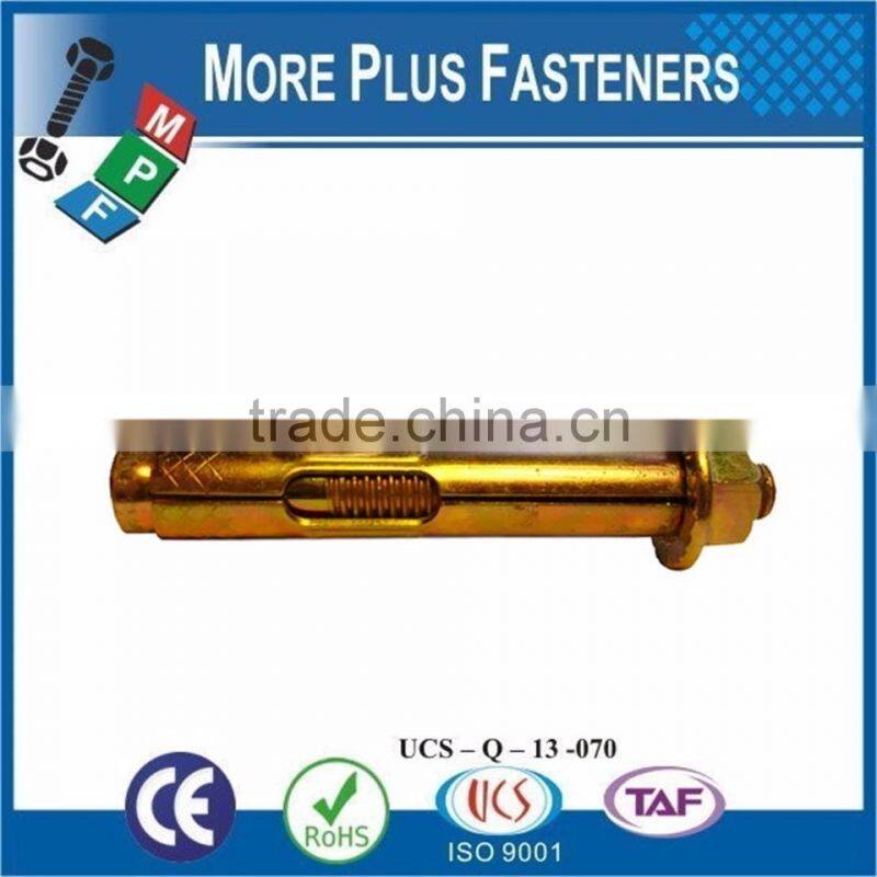 Made In Taiwan Expansion Wedge and Sleeve Bolt