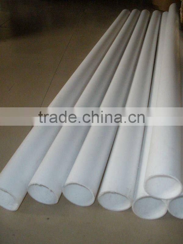 100% virgin white PTFE extruded PIPE