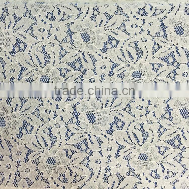 The elastic lace fabric