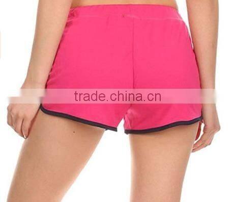 Hot Simplicity Women sports shorts Elastic Drawstring Waistband Summer Shorts
