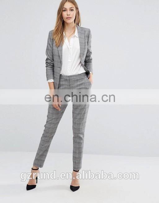 Cool Handsome Good Looking Stylish Trousers, High Fashion Pants Design Grey Reiss Check Pant Suit