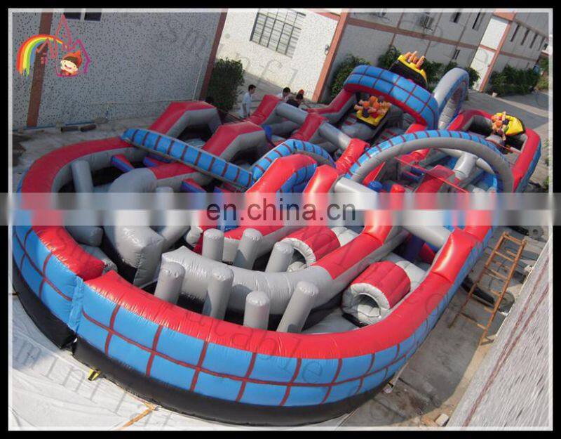 Attractive inflatable fun city, big inflatable bouncy games, inflatable combo slid fun land city