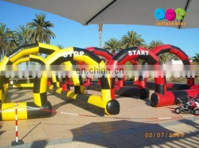 Commercial customized inflatable track race for events