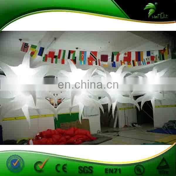 Giant Fairy Lights Outdoor Decor Balloon LED DJ Star Shape Night Light Projector Indoor Inflatable Ceiling Lamp