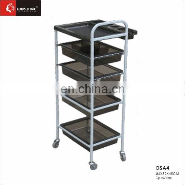 cheap price simple salon furniture useful hair trolley for sale