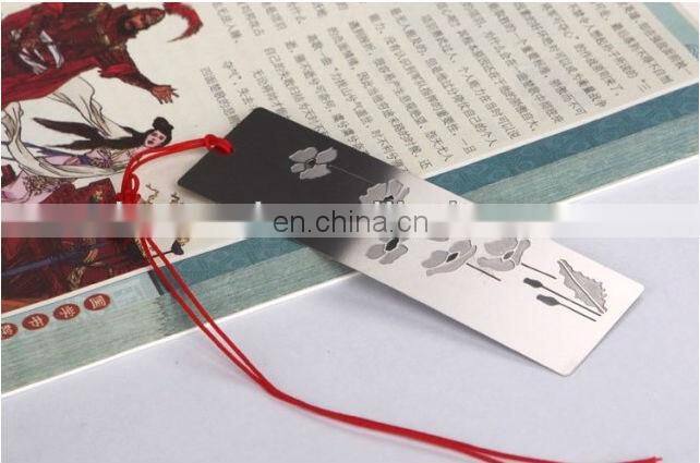 stainless iron bookmarks for gift promotion