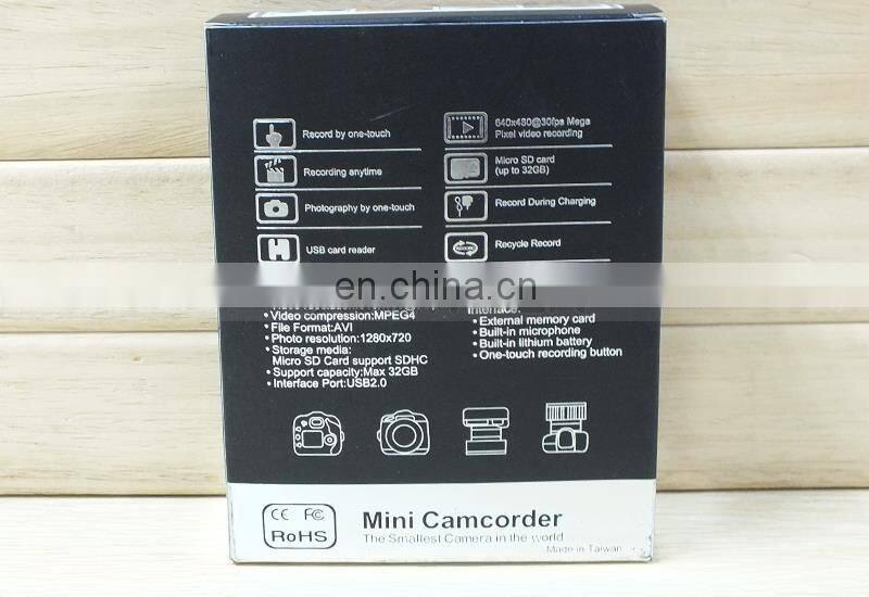 1280*960 pixels 5.0 MP Smallest Wireless CCTV Camera Mini Camera SLR Camera Y2000