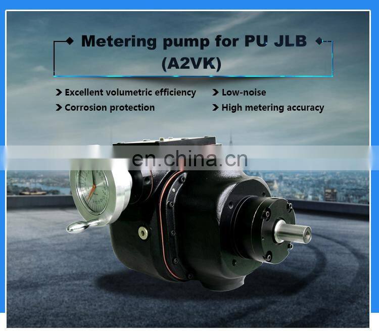 High pressure axial piston pumps for metering of polyurethane components