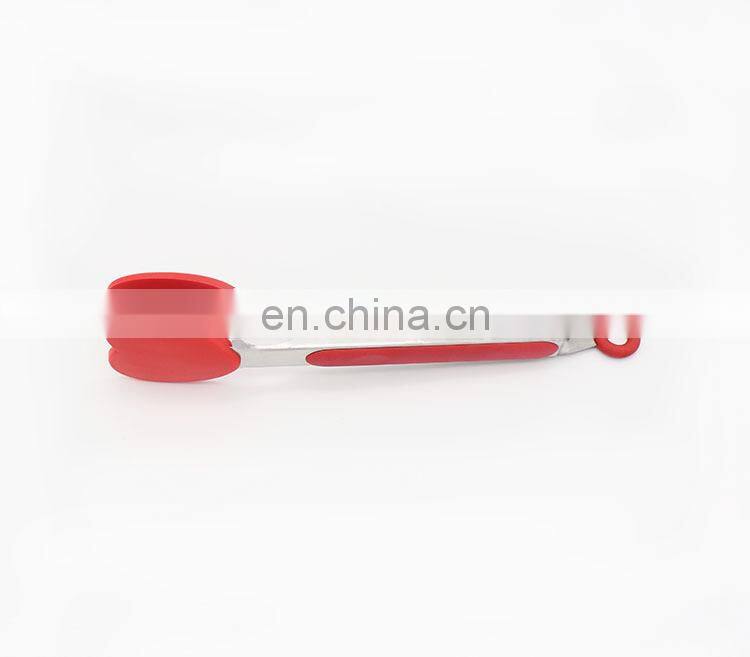 Quality chinese products Non-stick Silicone Kitchen Tongs, stainless steel handles silicone tongs
