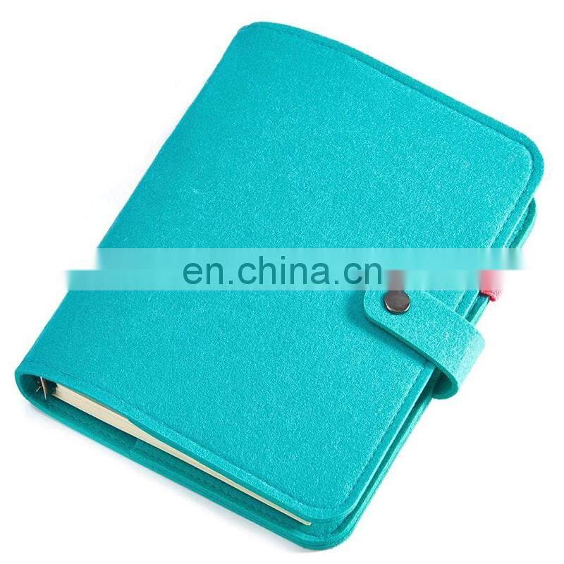 New Design A5 A6 Felt Book Cover For Notebook