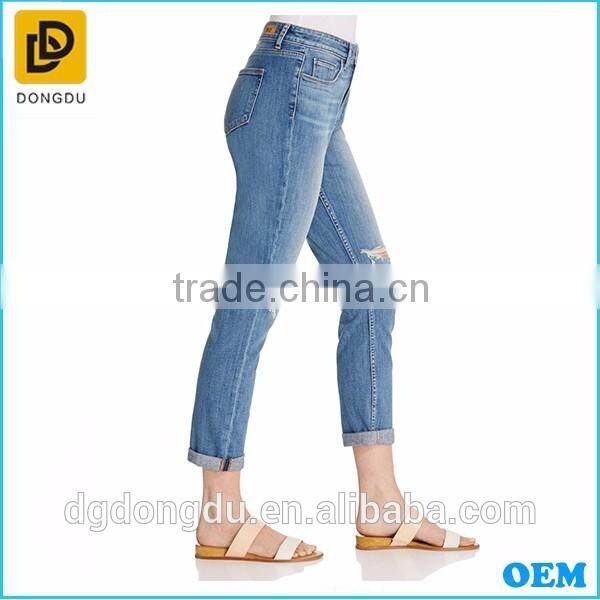 Best selling 2016 new arrival fashion pencil jeans design slim Jeans