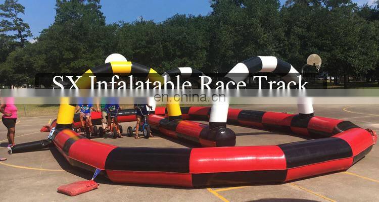 Cheap inflatable rc car race track/inflatable water race track / kids inflatable race track