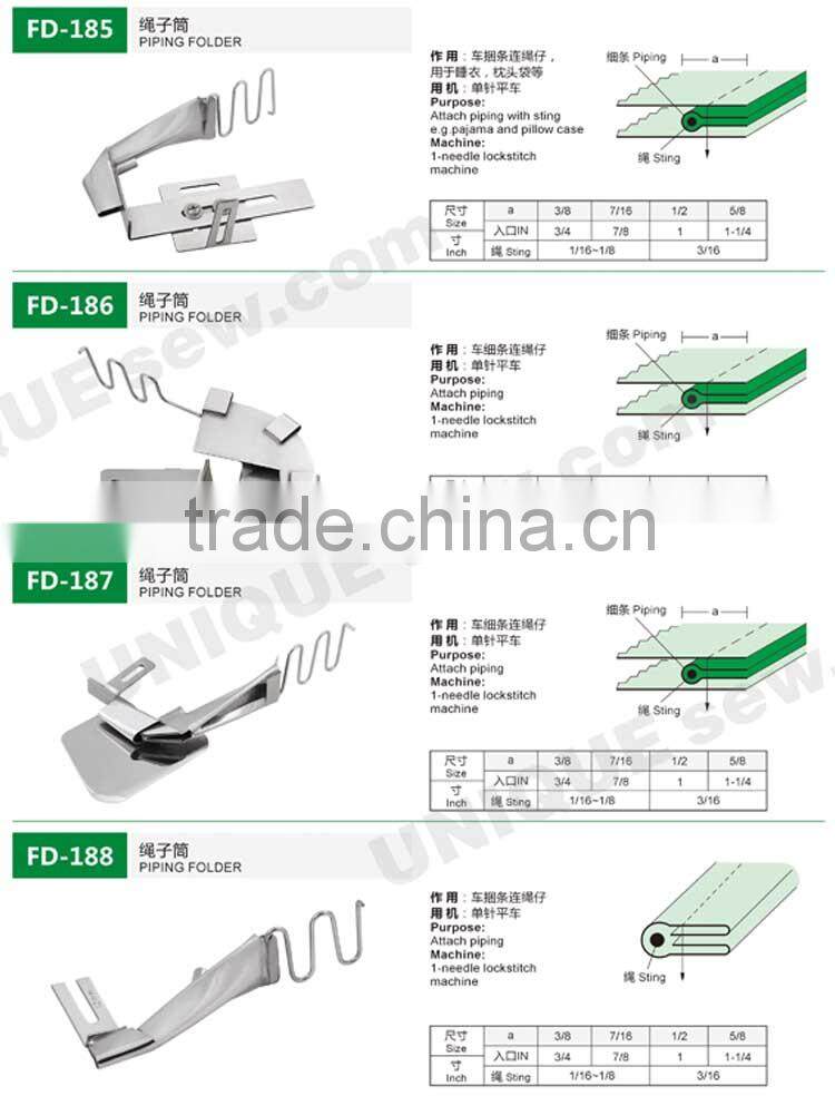 Folder/Binder for sewing machine 2